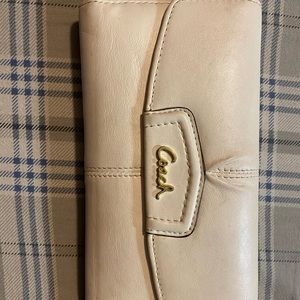 SOLD- Coach checkbook Wallet